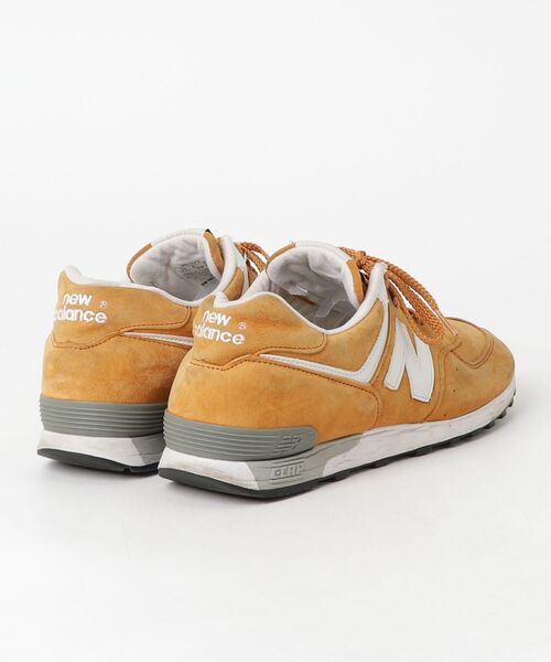 「New Balance」 ローカットスニーカー 44 イエロー メンズ_画像2