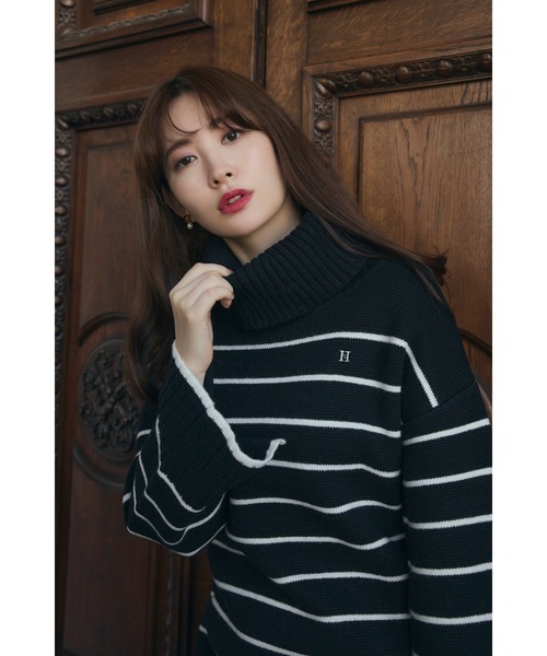 「Her lip to」 ニットワンピース S ホワイト レディース_画像3