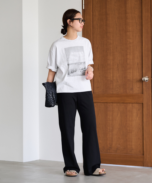 FRAMeWORK（フレームワーク） tシャツ 半袖 「追加」PHOTO T-SHIRT 3