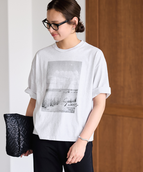 FRAMeWORK（フレームワーク） tシャツ 半袖 「追加」PHOTO T-SHIRT 3