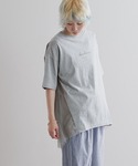 tシャツ 半袖 チュール切替 ロゴTシャツ レ...の詳細画像5