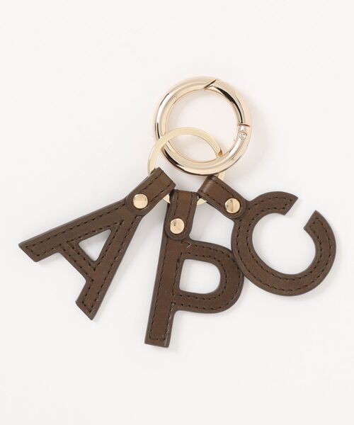 A.P.C.（アーペーセー） キーホルダー PORTE-CLES LETTRES キーリング