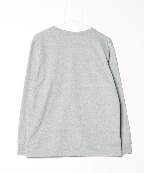 「THE NORTH FACE」 長袖Tシャツ L グレー メンズ_画像2