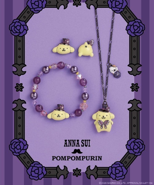 ANNA SUI（アナスイ） ピアス ANNA SUI×POMPOMPURIN ピアス レディース
