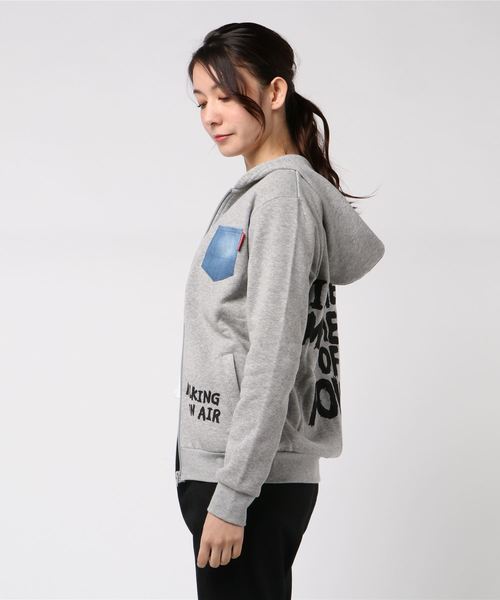 パーカー 親子お揃い ペイントメッセージジップパーカー大人 1696A|ZOZOTOWN PayPayモール店|03