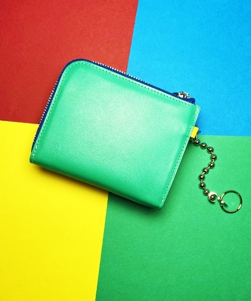 財布 L字型 ファスナー 牛革 ウォレット レザー ミディアム 牛革 ウォレット ブランド オリジナル レディースファッション 二