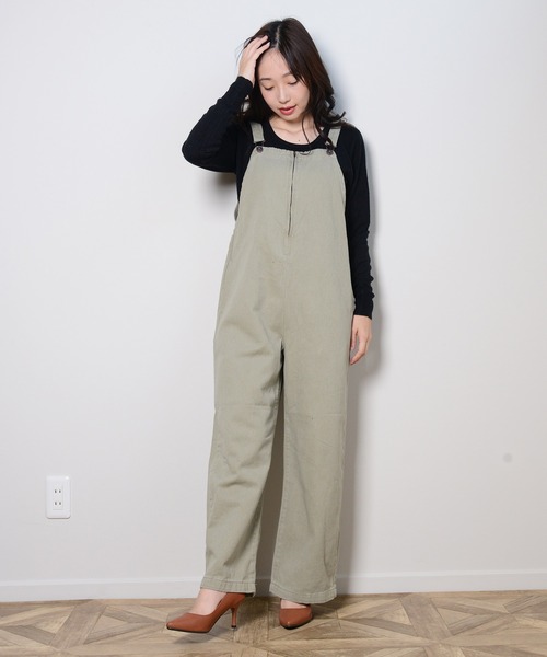 shopnikoniko サロペット オーバーオール デッキサロペット