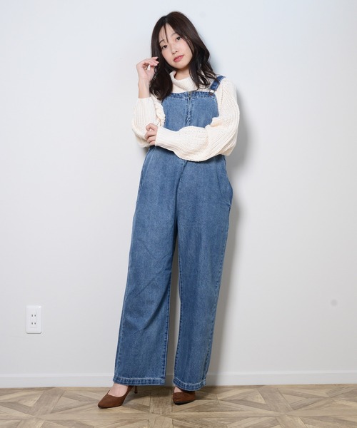shopnikoniko サロペット オーバーオール デッキサロペット