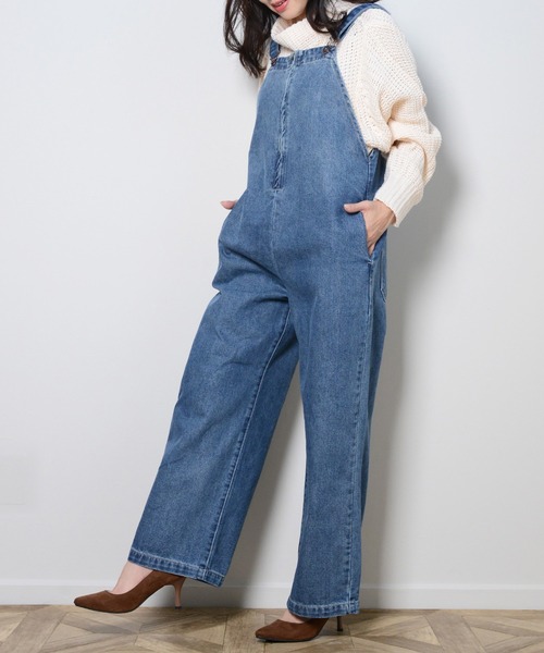 shopnikoniko サロペット オーバーオール デッキサロペット