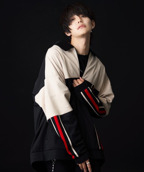 ADRER（アドラー） ブルゾン アウター 「ADRER」LINE SLEEVE TRACK