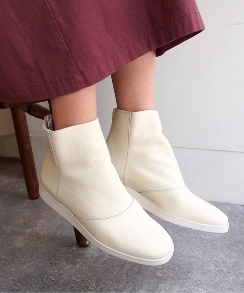 enあしながおじさん ブーツ 防水｜厚底ソフトショートブーツ