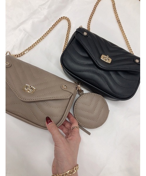 ノベルティ　ショルダーバッグ　キルティングショルダー MONICA（モニカ） ショルダーバッグ バッグ キルティングマルチ
