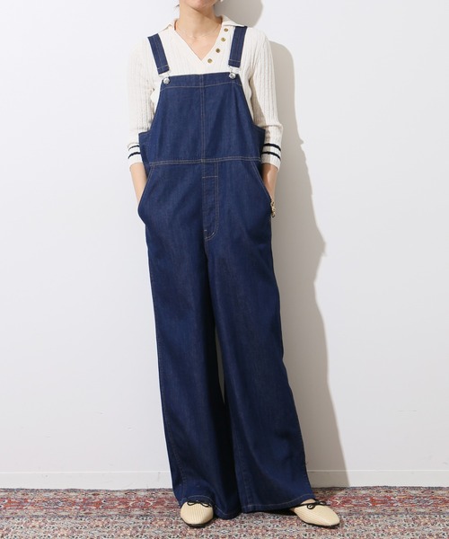 サロペット オーバーオール IENA LA BOUCLE デニム オーバーオール