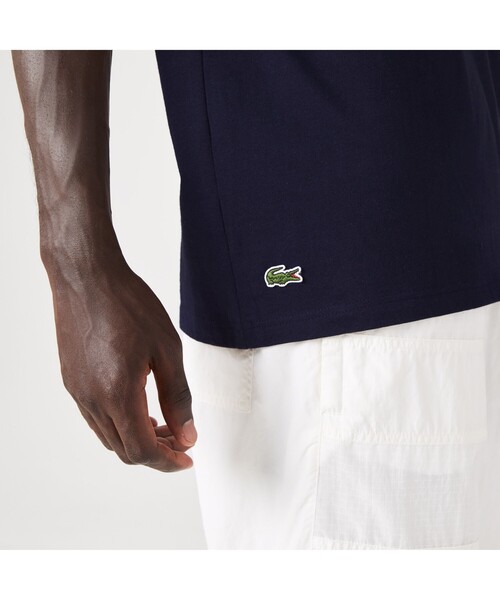 【LACOSTE】ラコステ タイポグラフィ半袖Tシャツ ラコステ LACOSTE 【EC限定】ラコステタイポグラフィTシャツ