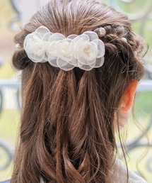 Eddie et cherie ヘアクリップ ローズバレッタ : ZOZOTOWN Yahoo!店