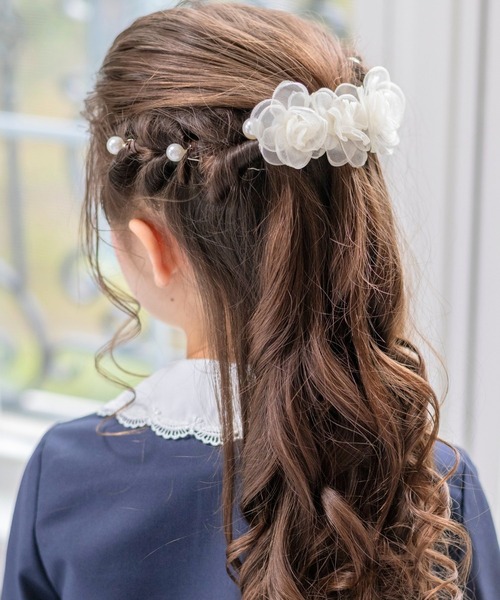 Eddie et cherie ヘアクリップ ローズバレッタ : ZOZOTOWN Yahoo