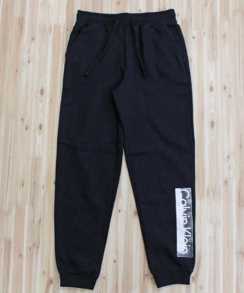   ロゴ グラフィック フリース ジョガー パンツ Calvin Klein スウェットパンツ ジャージ CK フェードロゴ