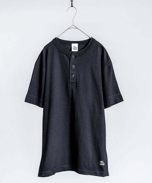 Coffee & Cigarettes tシャツ COTTON HENRY NECK 1PACK TEE