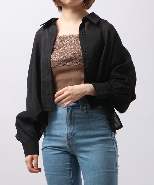 入荷now 口コミ FUNALIVE タンクトップ ノースリーブ PAGE ONE レースタンク トップス