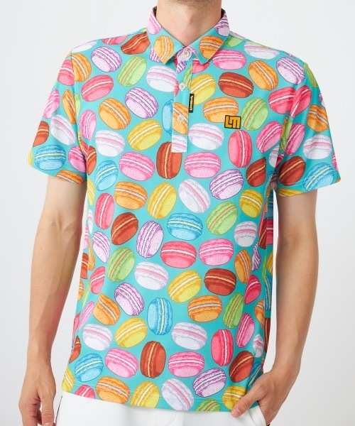 Loudmouth 半袖シャツ Lサイズ メンズ ドットメッシュ 半袖シャツ ブラック | LOUDMOUTH JAPAN