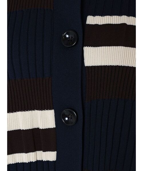 VEQUM（ベクム） カーディガン 夏 「VEQUM」SWITCHING KNIT CARDIGAN