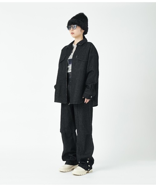 ANAPアウター ANAP kids ブルゾン アウター パイピングラインウィンド