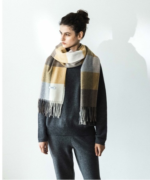 【新品タグ付き】 DONGLI ドンリー カシミヤ100% マフラー DONGLI（ドンリー） ストール マフラー 「DONGLI」RECYCLED CASHMERE
