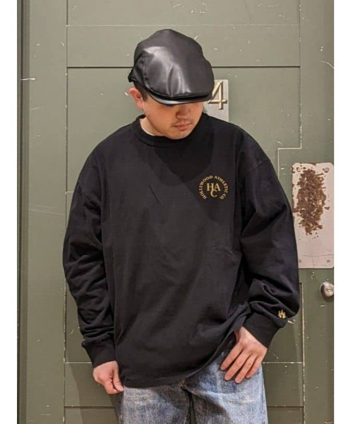 サークルロゴロングTシャツ黒 サークルロゴロングTシャツ | tu sol