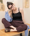 tシャツ スタイルUPクロスカップキャミ 10...の詳細画像4