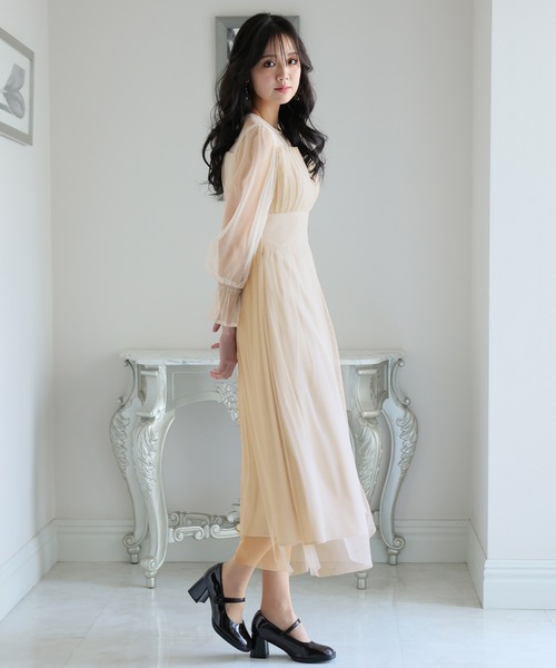 atlo PourVous パーティードレス　オケージョン PourVous｜ワンピースお呼ばれ フォーマル結婚式パーティー