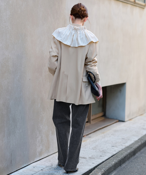 SLOBE IENA Le Denim ハイウエストデニムパンツ SLOBE IENA（スローブイエナ）の「LE DENIM ハイウエストバギー