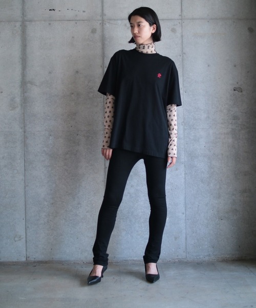 G.V.G.V.（ジーヴィージーヴィー） tシャツ LOVE AND LIE EMBROIDERY H