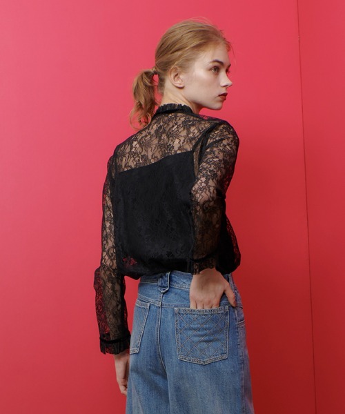 LOULOU WILLOUGHBY シャツ ブラウス 「LOULOU WILLOUGHBY」レース 