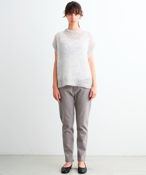 ベスト ジレ メッシュモヘア ベスト レディース three dots ベスト ジレ メッシュモヘア レディース : ZOZOTOWN
