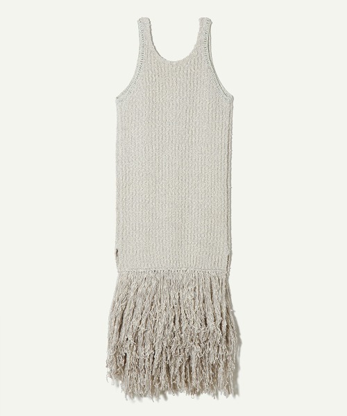 leinwande（ラインヴァンド） ワンピース 「leinwande」Hand Fringe