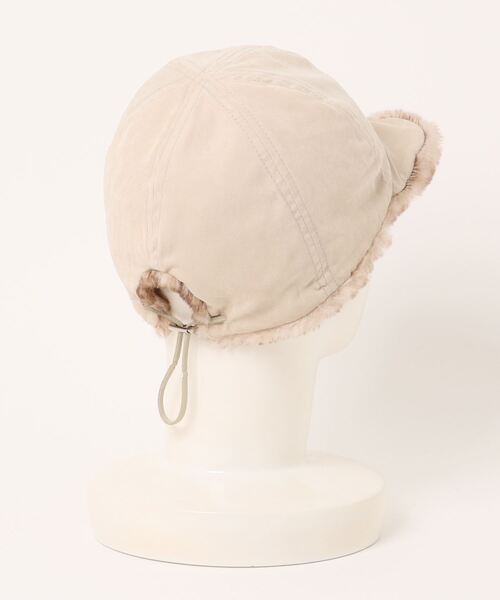 Ruben キャップ 帽子 RV FAKEFUR CAP/リバーシブル フェイク