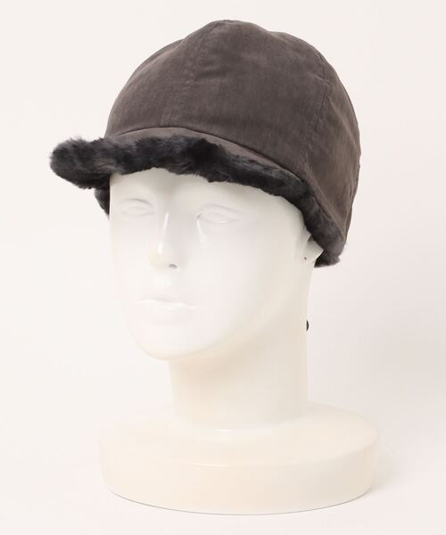 帽子 ikumi fake fur cap 帽子 ikumi fake fur cap IKUMI / SHORT FUR CAP