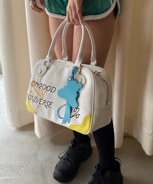 SANSeLF ハンドバッグ 「AnyFood Universe」AnyFood Universe ボストン  