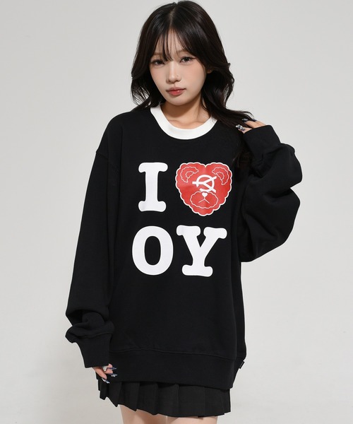 OY（オーワイ） トレーナー スウェット 「OY/オーワイ」I LOVE OY MTM