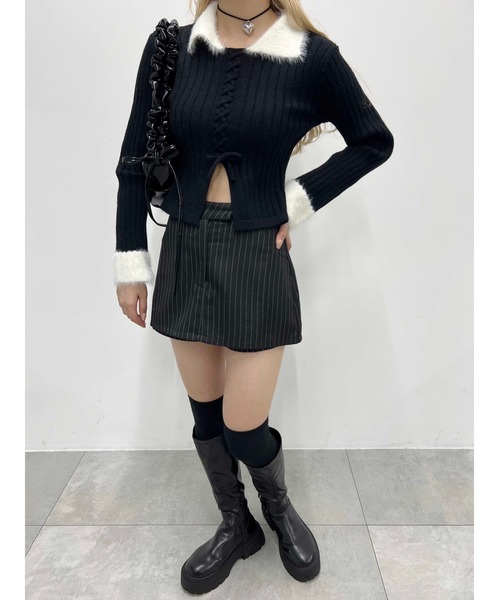 パンツ 「PHILLY」スカートレイヤードショートパンツ レディース