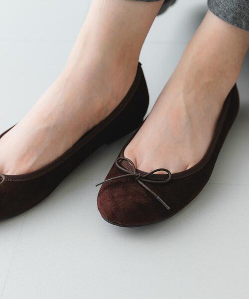 バレエシューズ パンプス 「MADE IN JAPAN」プレーンバレエシューズの画像