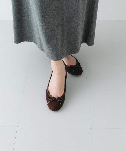 バレエシューズ パンプス 「MADE IN JAPAN」プレーンバレエシューズの画像