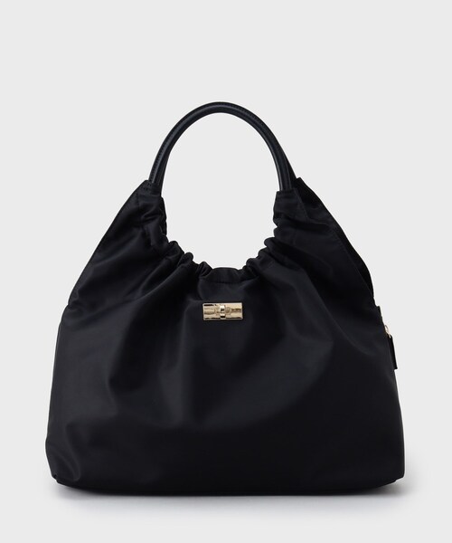 【まとめ買い】 UNTITLED トートバッグ 軽やかナイロンフラットトート バッグ