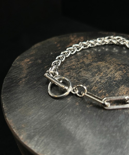 Made in California チェーンブレスレット USA製 初期 希少 MADE IN CLIFORNIA（メイドインカリフォルニア） 】 T-BAR CHAIN
