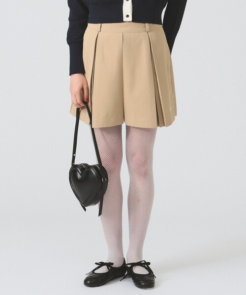 FREDPERRY☆ウィメンズ プリーツショートパンツ セール】Pleated Shorts／プリーツショートパンツ（スウェット