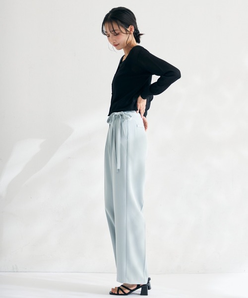 MISCH MASCH（ミッシュマッシュ） パンツ WEB限定 サイドリボンタック