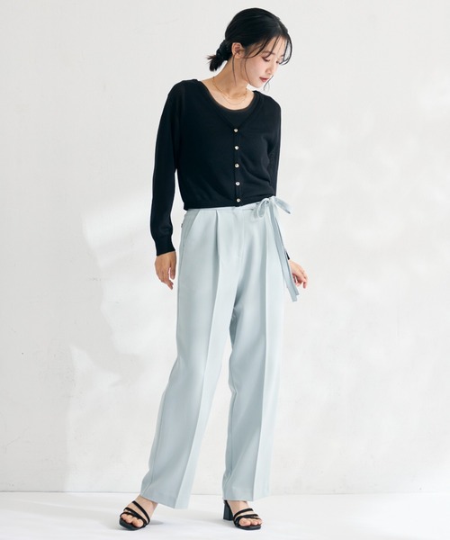 MISCH MASCH（ミッシュマッシュ） パンツ WEB限定 サイドリボンタック