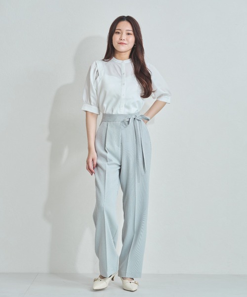 MISCH MASCH（ミッシュマッシュ） パンツ WEB限定 サイドリボンタック