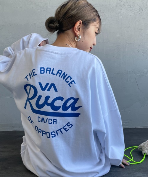 RVCA tシャツ 「RVCA/ルーカ」 サークルロゴ バックプリントロン