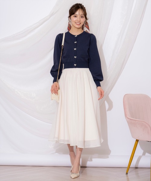 新品　WILLSELECTION オーガンジーフレアスカート WILLSELECTION スカート オーガンジーフレアスカート : ZOZOTOWN